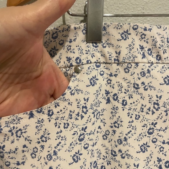 Floral Print Pants Mario Serrani Italy Size XXL - Picture 3 of 6